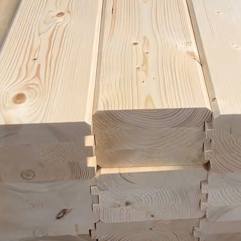 Tronco in legno lamellare di abete rosso