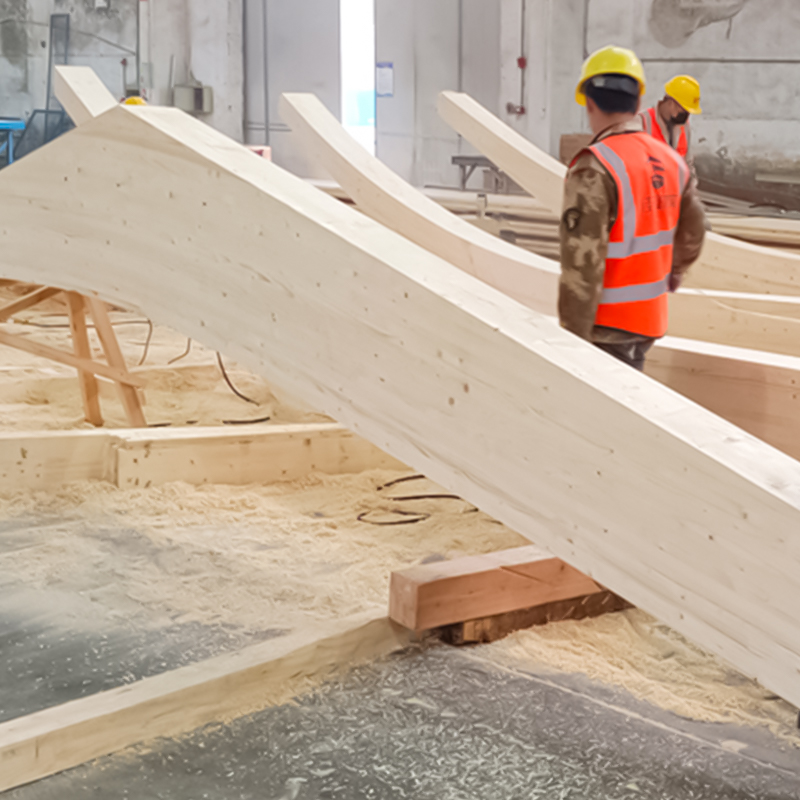 Legno lamellare sagomato speciale di abete rosso