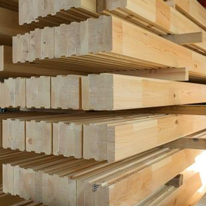 Tronco in legno lamellare di abete Douglas