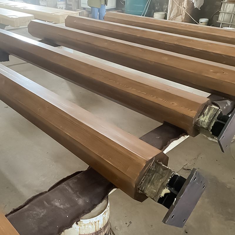 Legno lamellare di pino sagomato speciale
