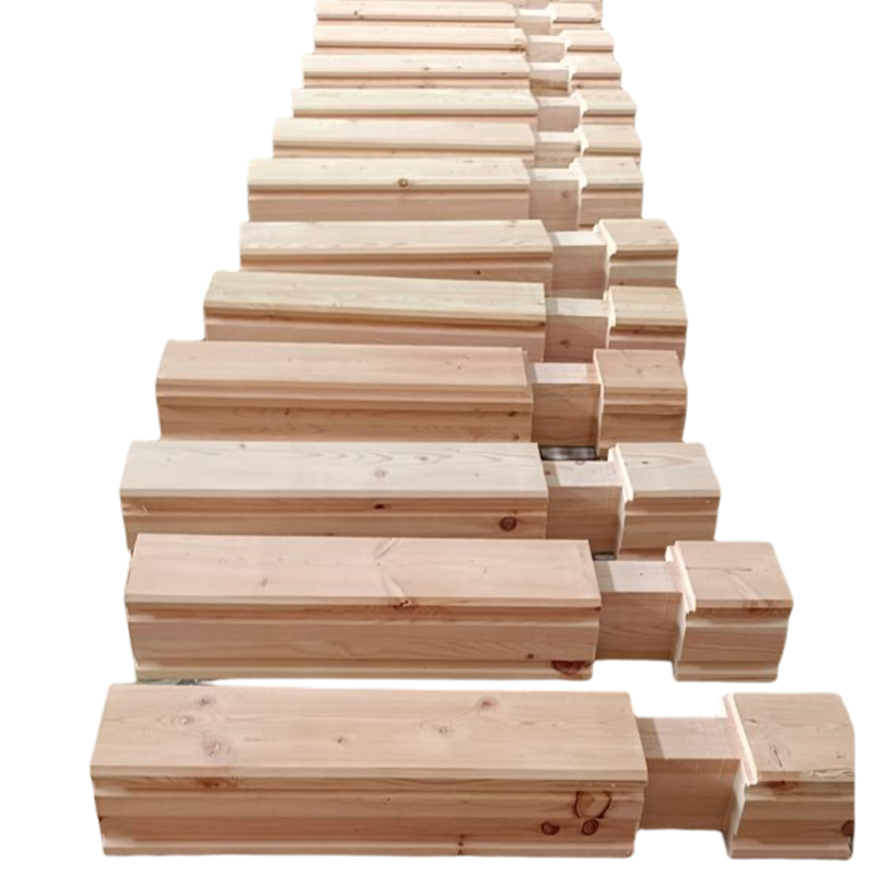 Tronco in legno lamellare di abete Douglas