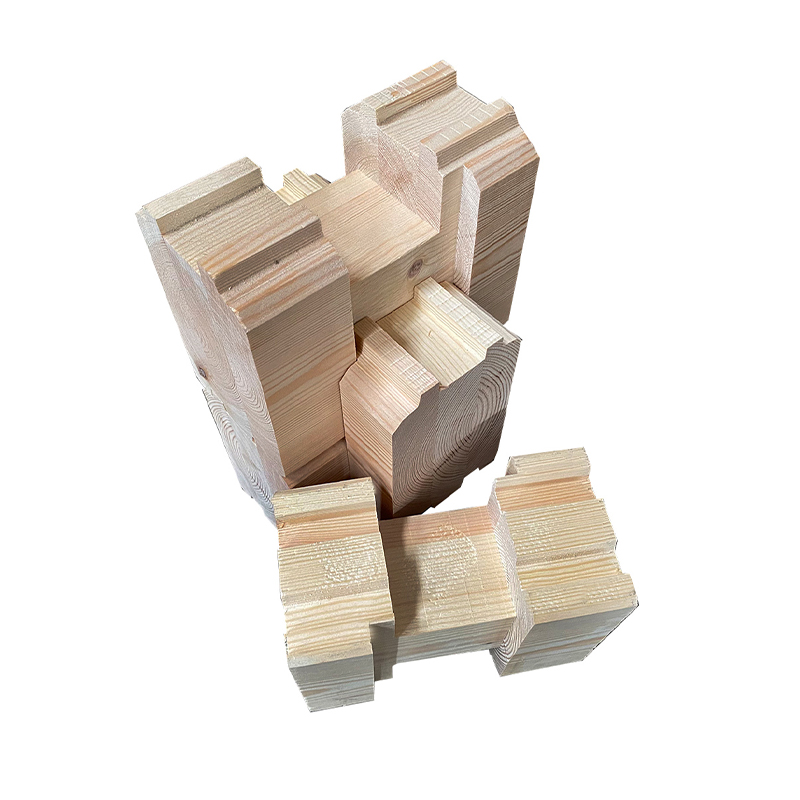 Tronco in legno lamellare di abete Douglas
