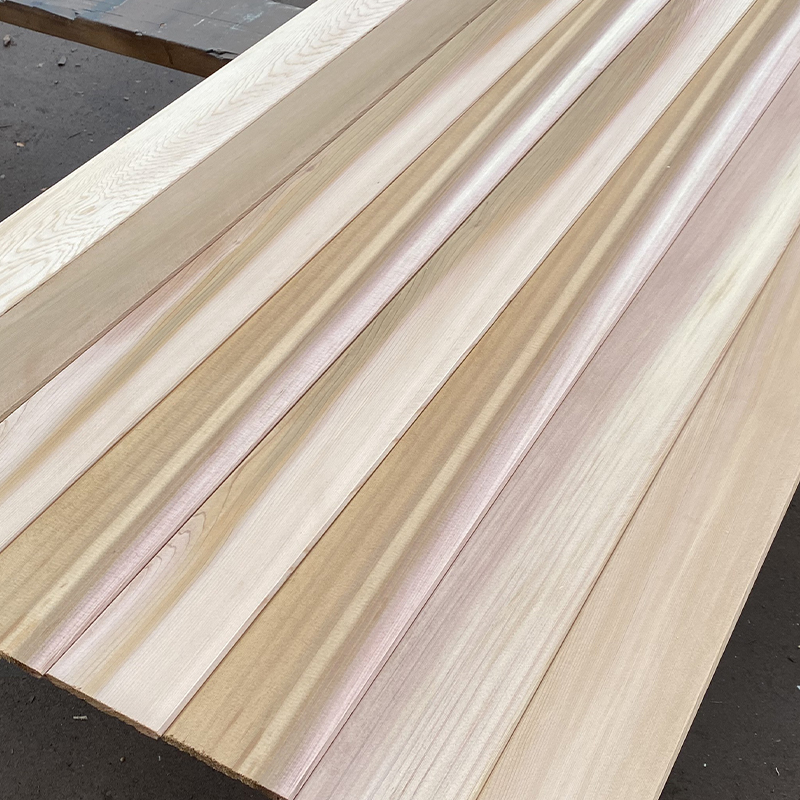 Pannello murale con linguetta e scanalatura in cedro rosso occidentale