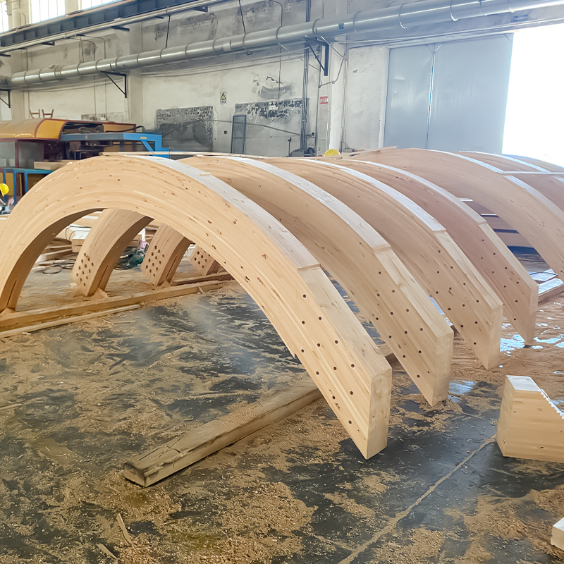 Legno Lamellare Curvo di Abete Douglas