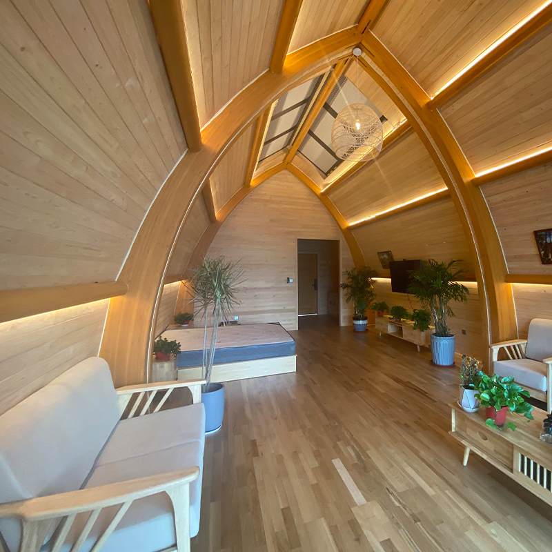 Rimessa per barche prefabbricata in legno