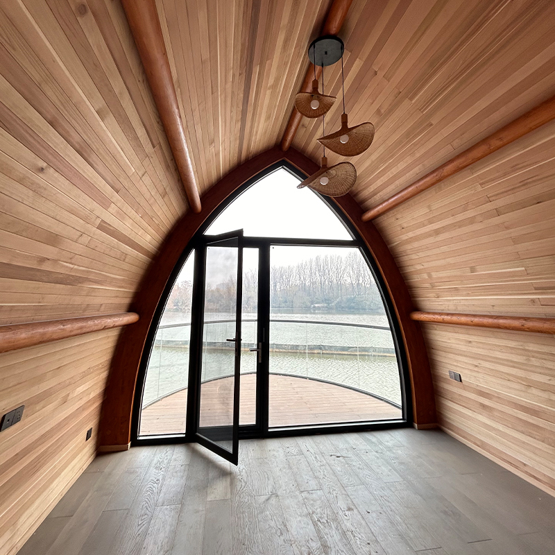 Rimessa per barche prefabbricata in legno
