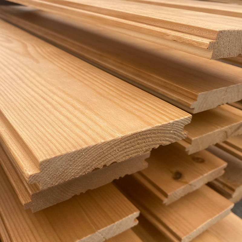 Rivestimento per pareti esterne in legno di pino