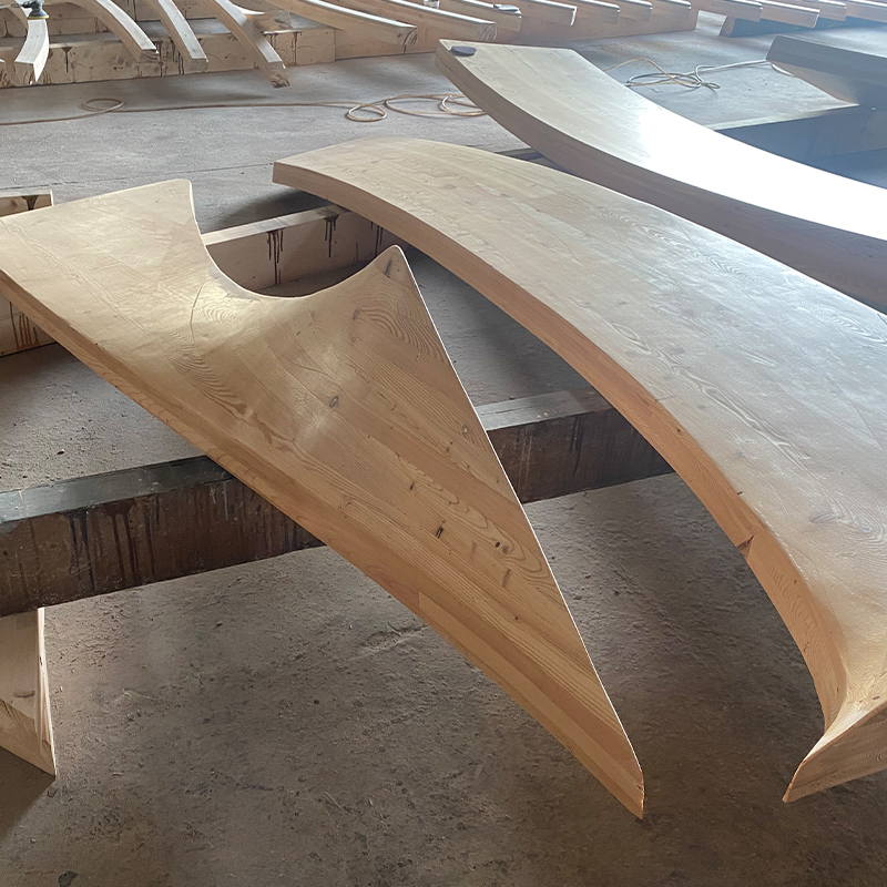 Legno lamellare sagomato speciale di abete Douglas