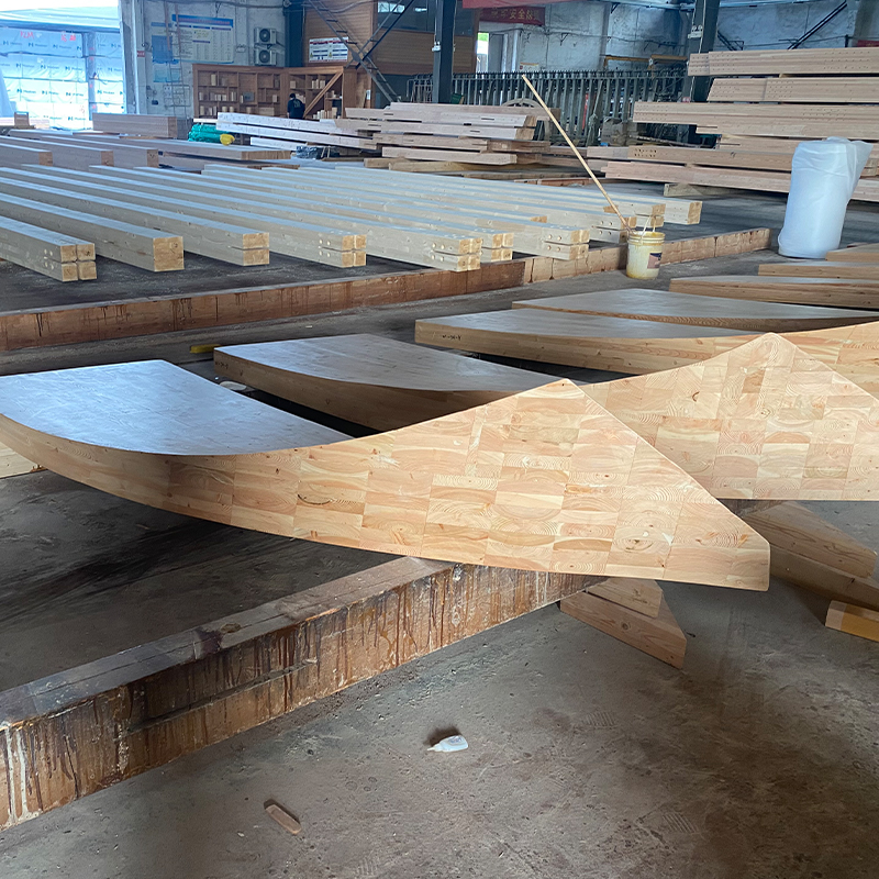 Legno lamellare sagomato speciale di abete Douglas