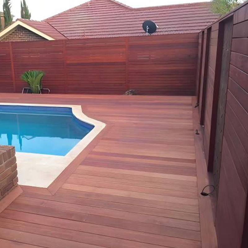 Rivestimento per terrazza Merbau Rivestimento per terrazza Merbau