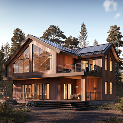 Casa in legno